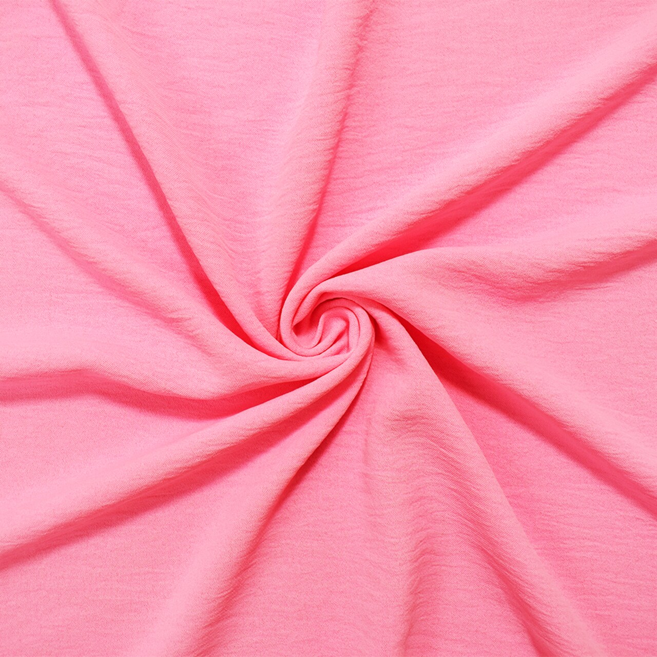 Pink Polyester Air Flow CEY Crepe Solid Woven Fabric By the Yard